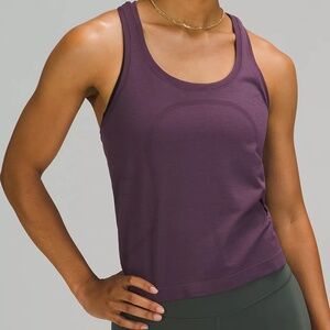 Swiftly Tech Racerback Tank Top Waist Length (Race Length)